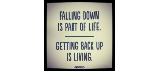 Life is all about falling down 8 times and getting up 9 times…