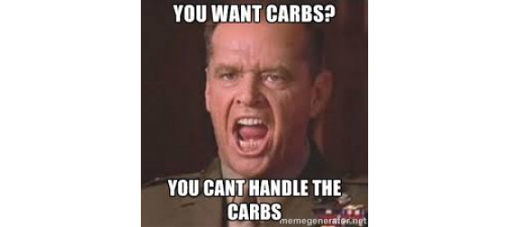 Earn your carbs!