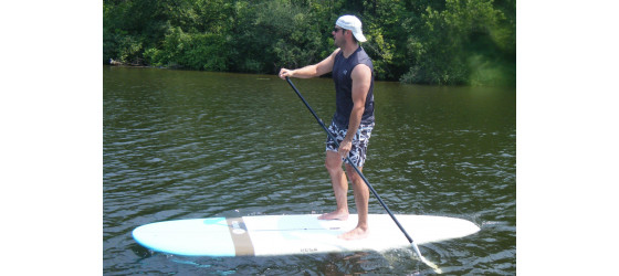 Experience report: Stand up paddleboarding (SUP) on the Rideau River with @RideauRowPaddle